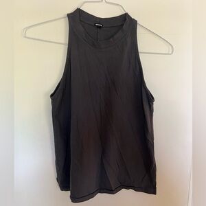 Monrow dark gray halter style tank, size S